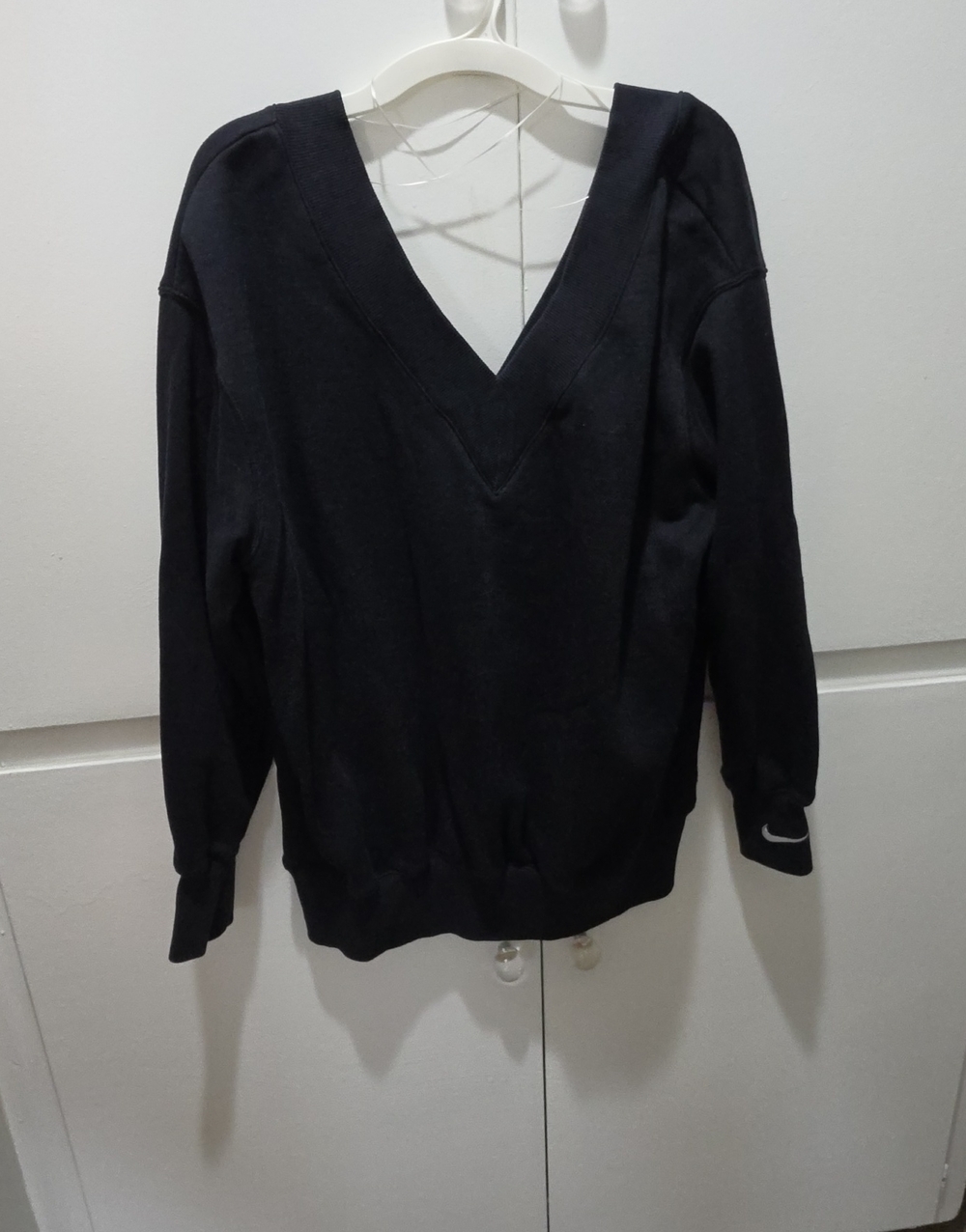Nike Black V-Neck Pullover Sweater
